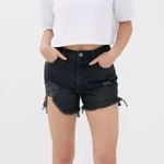 BDG Urban Outfitters Surf High-Waisted Denim Short Distressed Black Denim 29 Photo 4