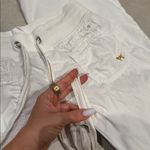 PINK - Victoria's Secret Pink VICTORIA’s Secret Y2K size 2 white pants adjustable waist strap pockets Photo 4