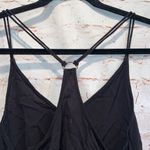 Urban Outfitters  Ecote Shirt Womens Medium Black Crochet Trim Racerback Tank Top Photo 5