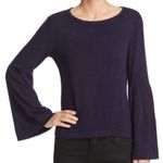 Bloomingdale’s Beltaine Bell Sleeve Brighton Sweater Blue Photo 0