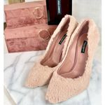 Dolce & Gabbana Pink Faux Fur Stiletto Pumps Photo 1