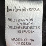 House of Harlow Revolve x 1960 Black Velvet Stripes Tie Front Bodysuit, size XS Photo 8