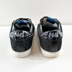 P448  John Sparkle Glitter Skateboard Shoes Sneakers Black 37 / 7 Photo 6