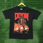 Doom Video Game Series Poster T-Shirt Size Large Photo 0