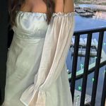 Hello Molly DELICATE SOUL OFF SHOULDER MINI DRESS BLUE Photo 2