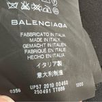 Balenciaga  draped front wool mini skirt back sz 38 Photo 5