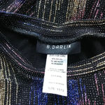 B Darlin B.DARLIN Multi-Color Metallic Long Sleeve Party Mini Dress NEW 11/12 Photo 7