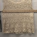 Solitaire Crochet Lace Top Cream Small Photo 9