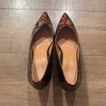 Vionic  Josie Tortoiseshell Patent Kitten Heel Pumps Wide 8.5 Comfort Pointed Toe Photo 3
