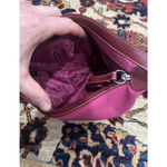 Coach Vintage Y2K Leather Mini Baguette Shoulder Baguette Bag Pink Leather Photo 6