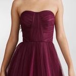 Zac Posen women size 4 TWO TONE purple pink TULLE BUSTIER BALL GOWN DRESS Photo 4