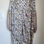 Free People  Floral Sheer Women’s Dress Size Medium Photo 0