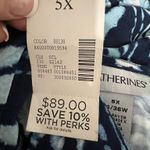 Catherines Catherine’s Women’s Maxi Dress With Pockets And Slit Size 5X NWT  Photo 6