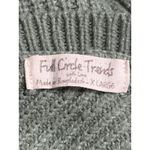 Full Circle Trends Women's Ribbed V Neck Cinched Drawstring Cropped Sweater XL Photo 4