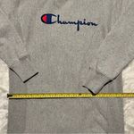 Champion  Reverse Weave Long Sleeve Sweatshirt Dress in Grey Photo 2