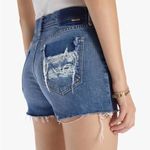 Mother Superior The Dutchie Shorts Fray Cowboys Don't Cry in Blue Photo 1