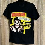 The Misfits Horror Business Fiend Black Yellow Red Band Tee Small Photo 0