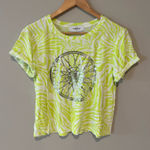 SOUL CYCLE Neon Yellow Women’s Cropped Athletic T Photo 0