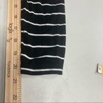 Old Navy , Women’s Large Black & White striped, stretchy,‎ long sleeve dress Photo 7