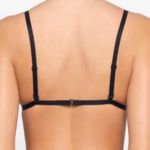 SKIMS NWOT  Silver Sequin Triangle Bralette Photo 2