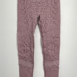 Varley  Quincy‎ Leggings, size Medium, dusty pink, Deauville Snake High Waist Photo 0