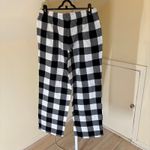 Auden NWT Women's Black White Buffalo Check Flannel Sleep Pants Size M Size M Photo 6