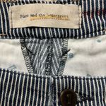 Anthropologie Pilcro and the Letterpress Railroad Striped Denim Shorts Size S Blue Photo 6