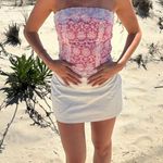 Lace Tube Top Red Size M Photo 2