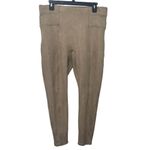 Spanx Faux Suede High Rise Leggings Camel Women’s Size PXL Shaping Pants Photo 1