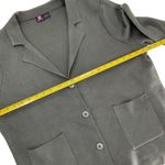 Kancy Kole Womens Olive Green Knit Blazer Cardigan Pockets Button Cuffs Size 2XL Photo 7