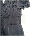 Love by Design Nordstrom Women Black Tiered Maxi Short Sleeve Dress Spring Sz S Photo 4