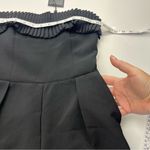 The Kooples  Strapless Jumpsuit Womens Size 2 Black Side Zipper‎ Pockets NEW Photo 13