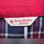 Brooks Brothers  Red Fleece 100% Cotton Trench Coat Red Size | 10 Photo 6