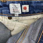 Levi's  Made &‎ Crafted 721 Embroidered Jeans Blue Photo 9