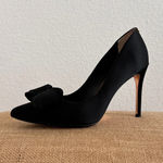 Ted Baker London Women’s Black Satin Azeline Pump Heels 37.5 Photo 7