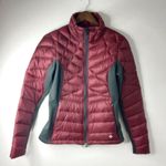 Columbia Omni-Heat Ladies M Down Filled Zip Front Jacket in Maroon Photo 1