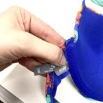 Aerie  Purple Floral Push-up Wired Summer Beach Bikini Set Top 36C Bottom L Photo 5