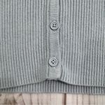 Brandy Melville Pale Blue Cropped V Neck Button Front Sweater Size Small Photo 5
