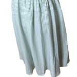 Love, Bonito Smocked Midi Dress Green Gingham Women’s M Back Tie Size M Photo 6