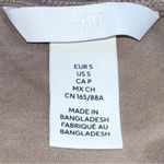 H&M Tan Short Sleeve V-Neck Top Photo 6