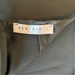 Blue Blush Black Satin Skirt Size S Photo 4