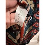 Farm Rio Leopard and Floral Button-Down Scarf Print Shirt XS Photo 3