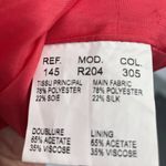 Carven Mikado Beaded Polyester Silk Pink and Purple Mini Dress Pockets Size 36 Photo 9