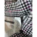 Michael Kors Skinny Fit Pull On Pants Women's Size Large Black White Purple Photo 7