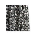 Diane Von Furstenberg  DVF 𖤗 Geometric Tile Print Silk Wrap Dress 𖤗 Grey 𖤗 Small Photo 6