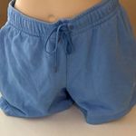 Nike  Size Medium Light Blue Elastic Tie Waist Shorts. Preloved Photo 0