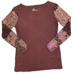 Desigual Claire Patterned Designer T-Shirt size Medium Photo 2