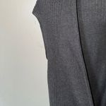 Joan Vass  Gray Cardigan Sweater Open Front Photo 3