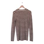 Who What Wear  Metallic Stripe Sweater M Photo 1