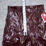 Spanx Faux Patent Leather Leggings Women’s Size Small Petite Ruby Red 20301Q Photo 7